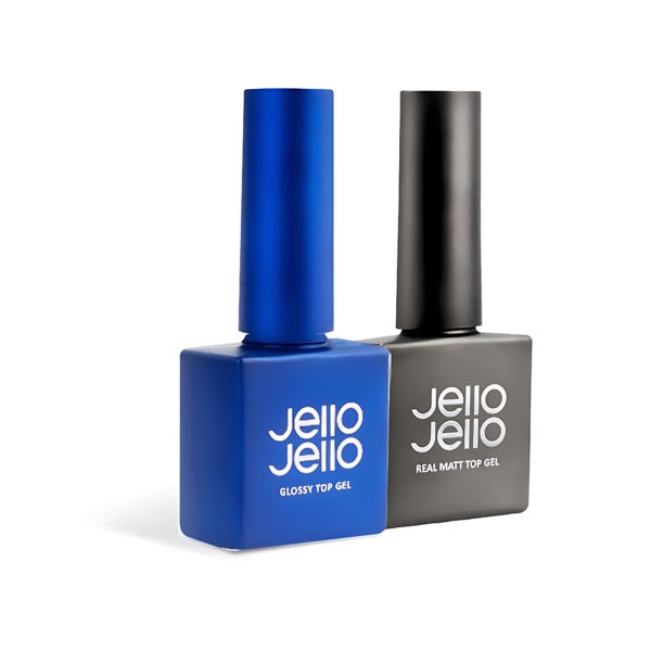 Jello Jello Glossy Top Gel + Real Matte Top Gel Set 10ml