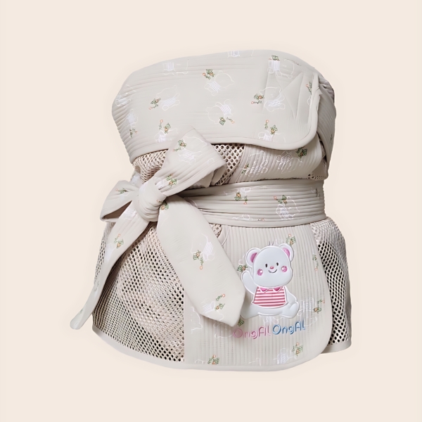 Ongalongal Hello Bear Mesh elbow-length Podaegi Baby Carrier