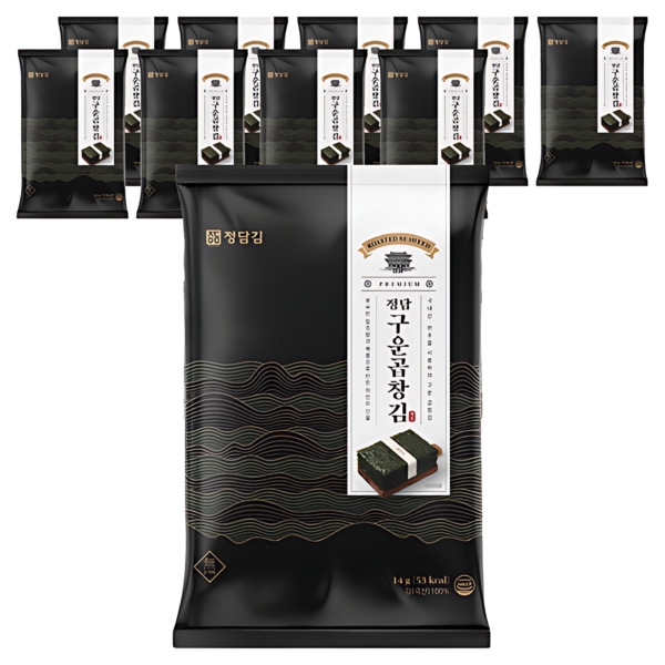 Jungdam Roasted Gopchang Kim 5p 14g 10Pack