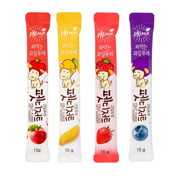 Forcans Organic Fruit Puree Pet Dessert 4p Sample 15g*12p