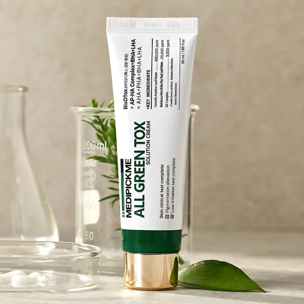 MEDIPICKME All Green Tox Solution Cica Cream 50ml - Centella Asiatica 68% Acne Trouble Care Soothing