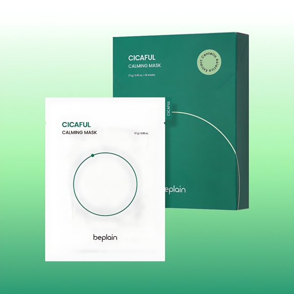 Beplain Cicafull Calming Mask 27g*10 Sheets