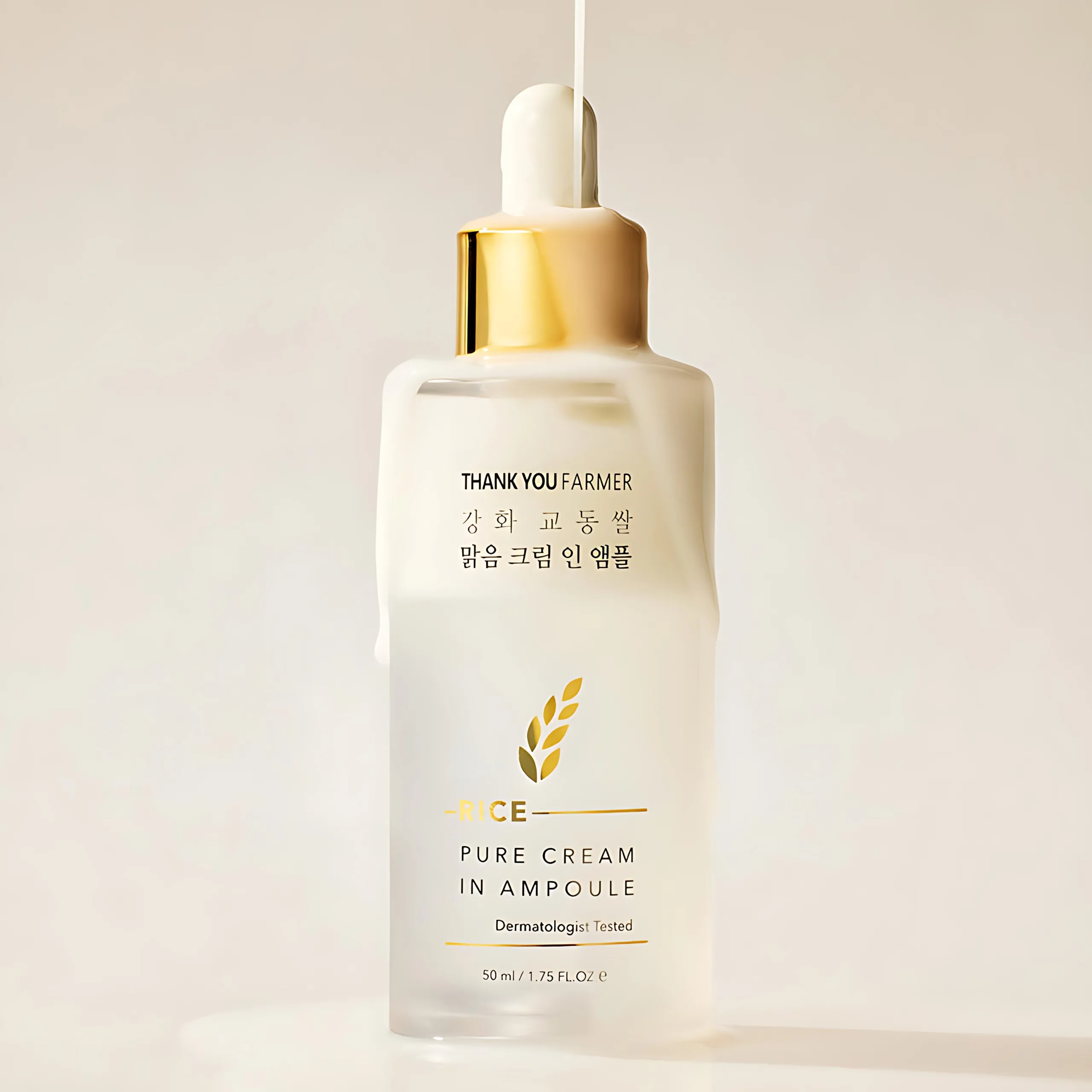 THANKYOU FARMER Rice Clear Cream In Ampoule 50ml