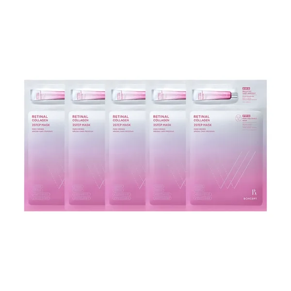 BONCEPT Retinal Collagen Two-Step Mask Sheet 5pcs