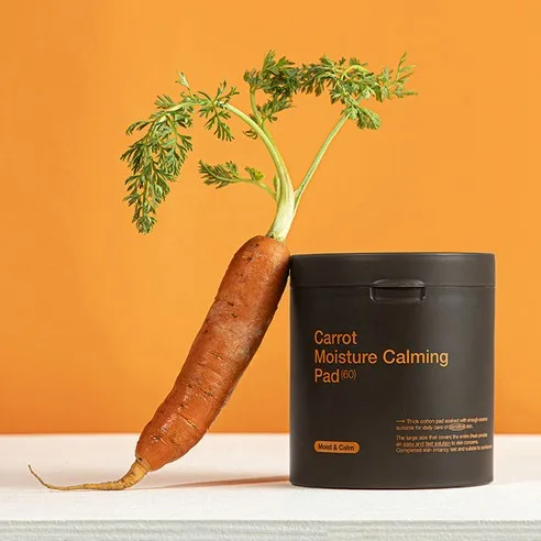 MEDIHEAL Carrot Soothing Moisturizing Toner Pad 250ml 60 Pads