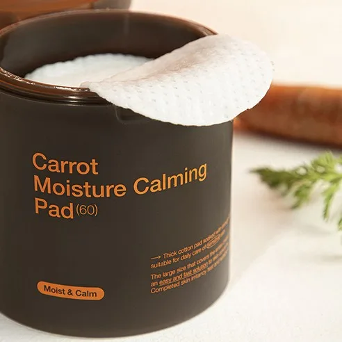 MEDIHEAL Carrot Soothing Moisturizing Toner Pad 250ml 60 Pads - Image 5