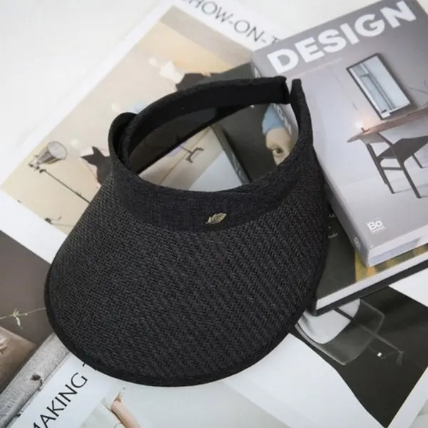 Laping Korean Handmade Rattan Sun Cap Visor