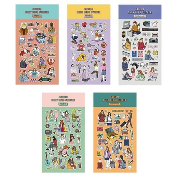 Ardium Daily Deco Sticker 5 Set