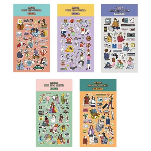 Ardium Daily Deco Sticker 5 Set