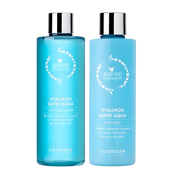 Cheongjeongmiin Hyaluron Ampoule Toner 420g + Emulsion 300g Set
