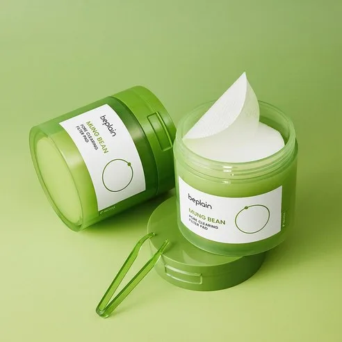 Beplain Mungbean Pore Clearing Filter Pad 70 Sheets 180ml - Image 3