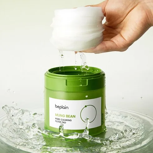 Beplain Mungbean Pore Clearing Filter Pad 70 Sheets 180ml - Image 4