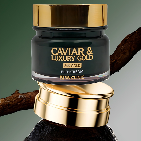 3W CLINIC Caviar & Luxury Gold Rich Cream 100g