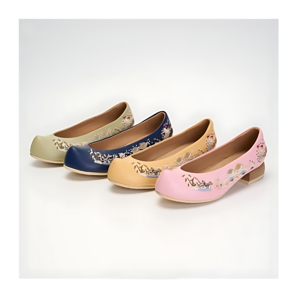 Sipjangsaeng Hanbok Shoes NEW COLOR - Traditional Korean Flower Shoes