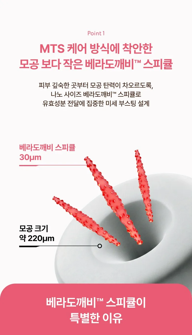 VERAMORE Pore Tightening Spicule 300 Ampoule Detail