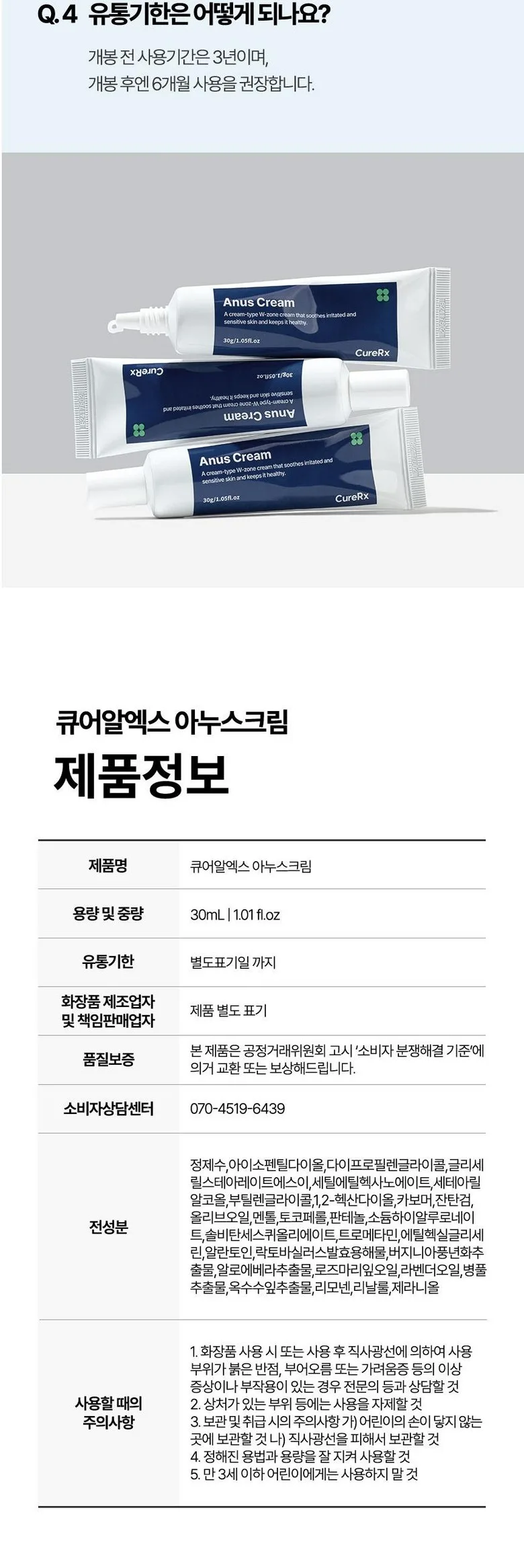 CureRx Anus Cream Product Detail 6