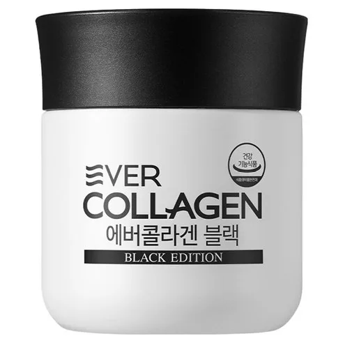 Evercollagen Black 84 Tablets - Low Molecular Collagen Peptide with Biotin