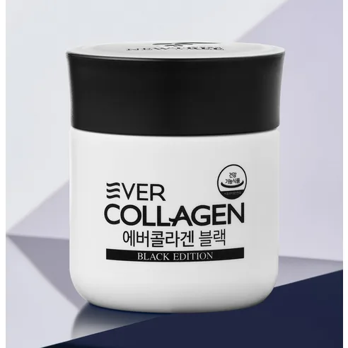 Evercollagen Black 84 Tablets - Low Molecular Collagen Peptide with Biotin - Image 2