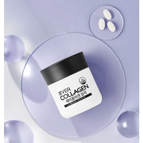 Evercollagen Black 84 Tablets - Low Molecular Collagen Peptide with Biotin - Image 3