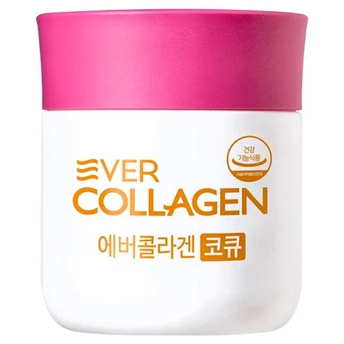 Ever Collagen CoQ 84 Tablets - Low Molecular Collagen with Coenzyme Q10 for Skin Hydration and Antioxidant Support