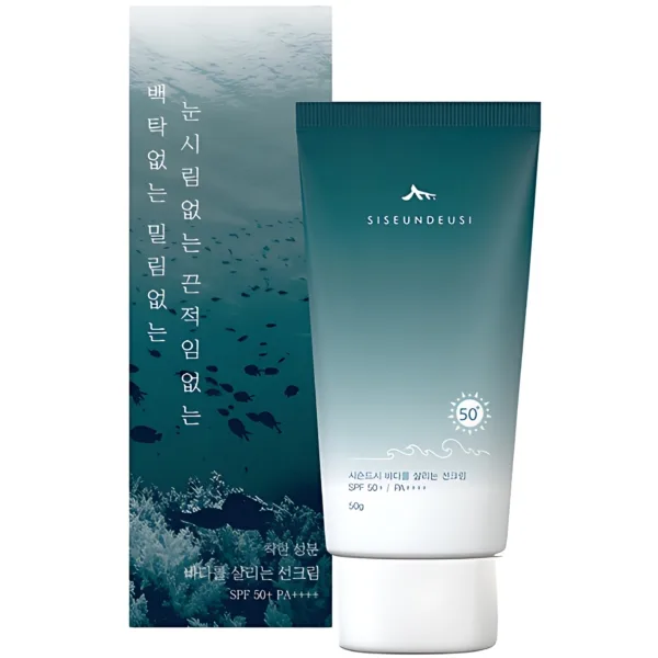 SISEUNDEUSI No White Cast No Smudging No Eye Stinging No Sticky Sunscreen SPF50+ PA++++ 50g