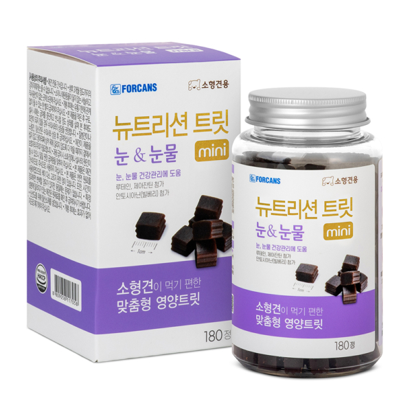 FORCANS Nutrition Treat Mini Eye & Tear 180 Tablets For small dogs