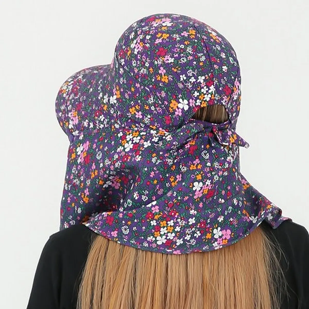 Laping Korean-made Detachable Scarf Sun Cap for Farming Outdoor Work