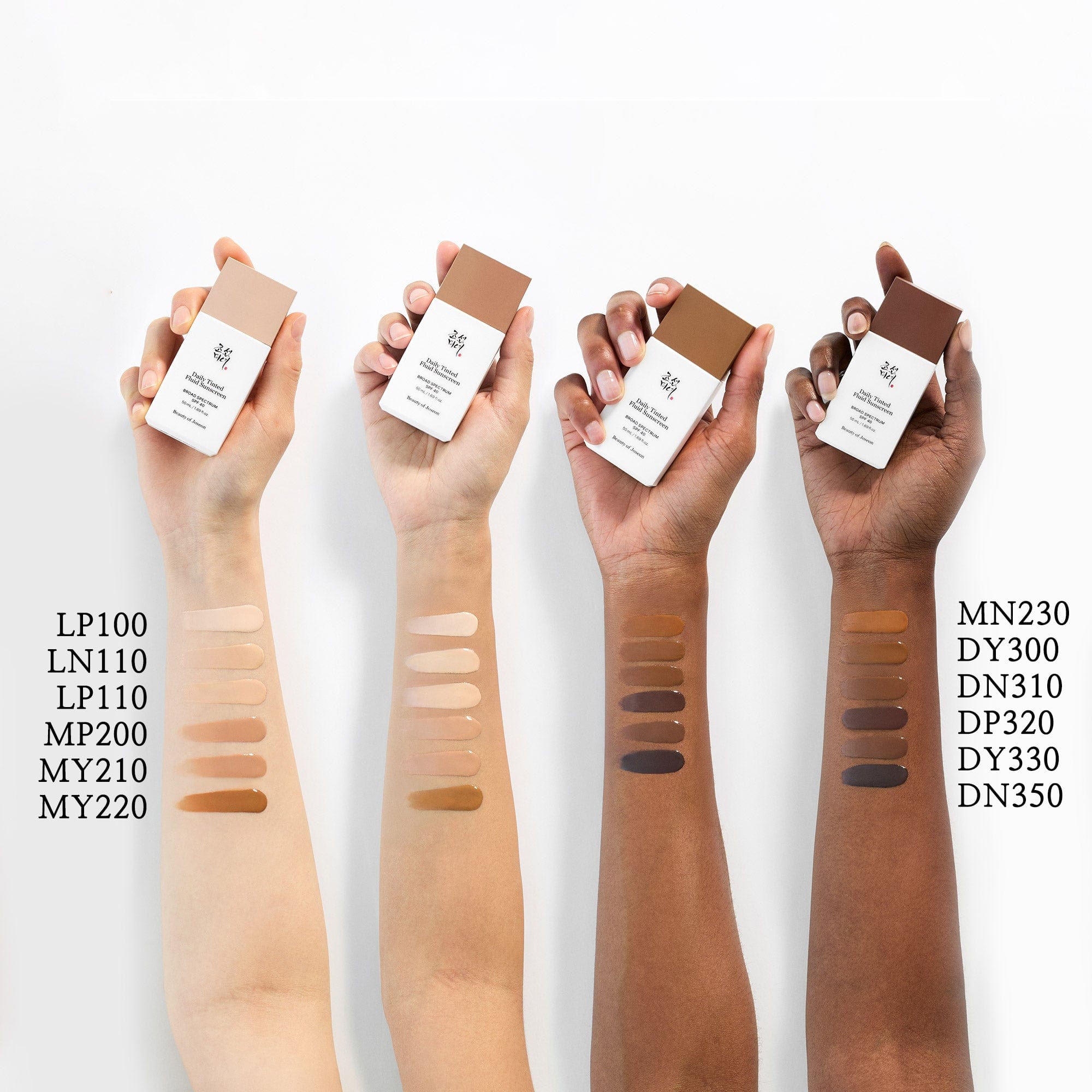 Beauty of Joseon Daily Tinted Sunscreen Shade Guide