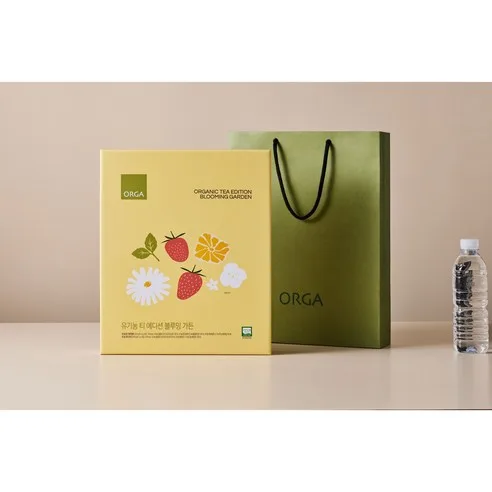 ORGA Whole Foods Organic Tea Edition Blooming Garden Gift Set (Yuzu Mint Tea + Strawberry Chamomile Tea) - Image 2