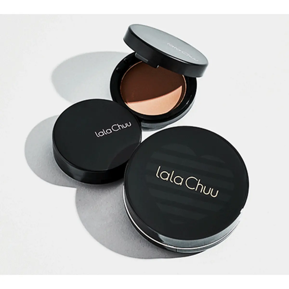 Lalachu Hair Cushion 15g + Refill 15g Set - Dark Brown