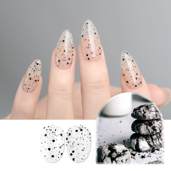 JelloJello JS-01 Black Cereal Gel Polish