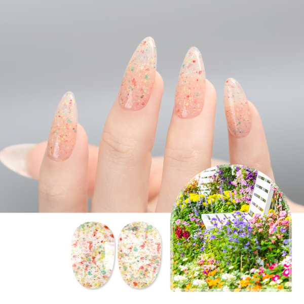 JelloJello JS-18 Flower Garden Gel Polish