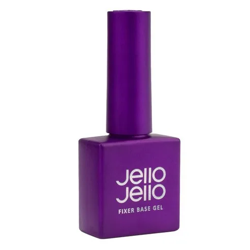 JelloJello Fixer Base Gel 10ml | Strong Adhesion Nail Base Coat for Long-Lasting Gel Manicure | Korean Nail Art