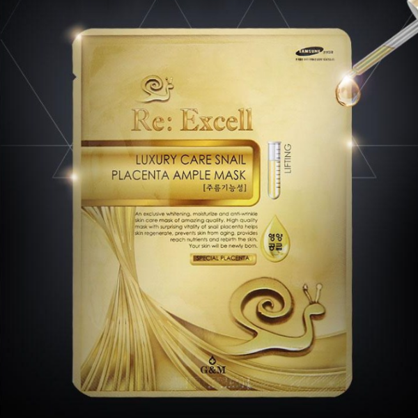 Re:Excell Snail Collagen Mask Pack Sheet 40pcs