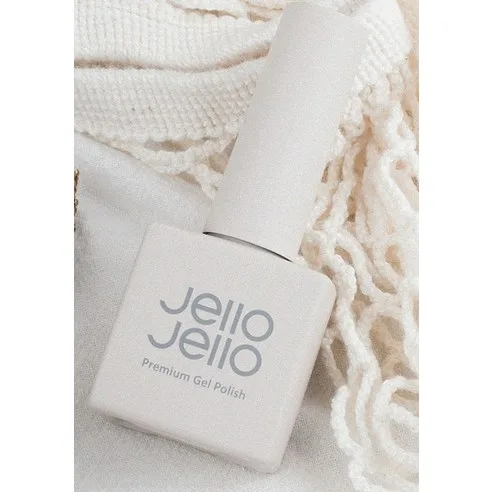 JelloJello Premium Gel Polish 10ml - Color Gel Nail JG-16 Holo Silver - Image 4