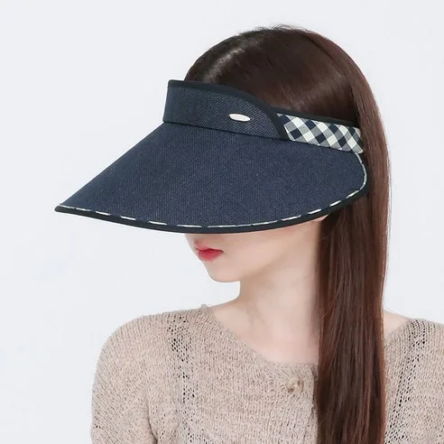 Laping Korea-Made Shell Rattan UV Sun Cap Visor