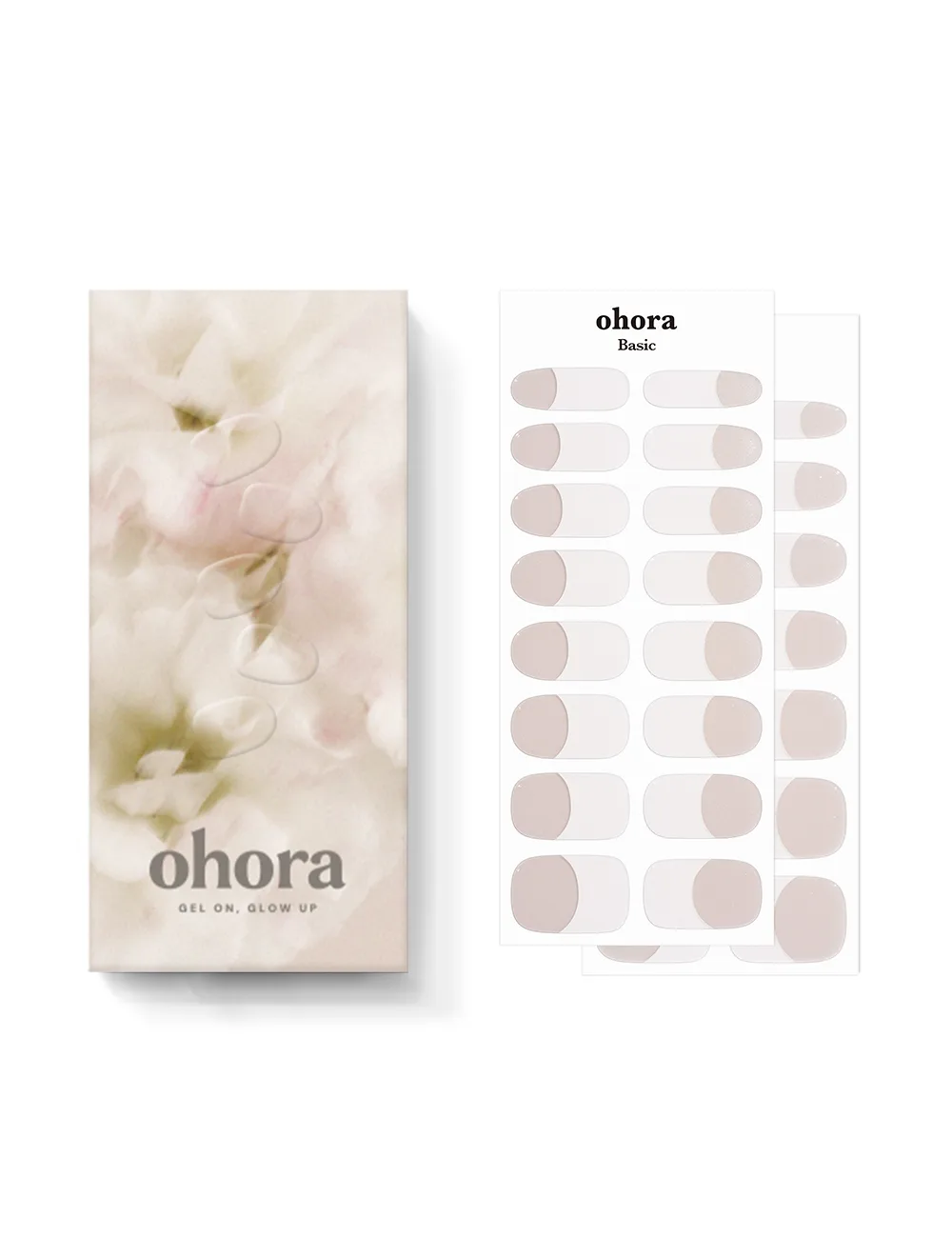 ohora N Glow French Nail (Semi-Cured Gel Nail Strips) - Image 3