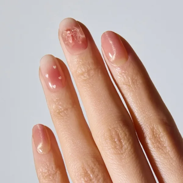 ohora N Gel Nail Strips - Sweet Bow / Cupid Glitz / Love Letter