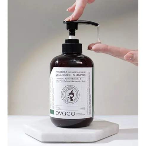 OVACO Probio 6 Melanocell Shampoo 500ml - Probiotic All-in-One Damaged Hair Care