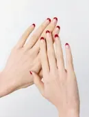 Ohora N Ruby French Nails - Semi-Cured Gel Nail Strips
