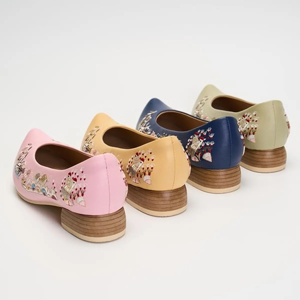 Sipjangsaeng Hanbok Shoes NEW COLOR - Traditional Korean Flower Shoes