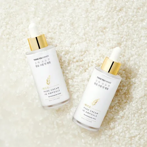 THANKYOU FARMER Rice Clear Cream In Ampoule 50ml - Image 3