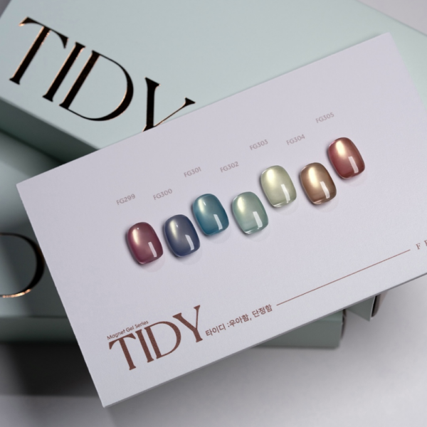 TIDY Magnet Gel Series 7 Colors Set FROM THE NAIL