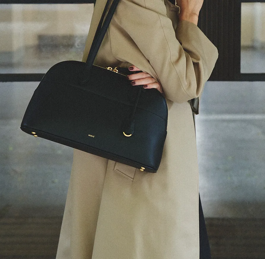 HERVE Mare Bag - Exclusive Cow Leather Shoulder Bag - Image 3