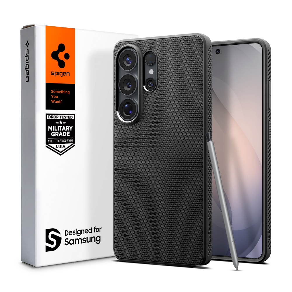 Spigen Liquid Air Phone Case ACS11023 for Galaxy S26 Ultra - Matte Black