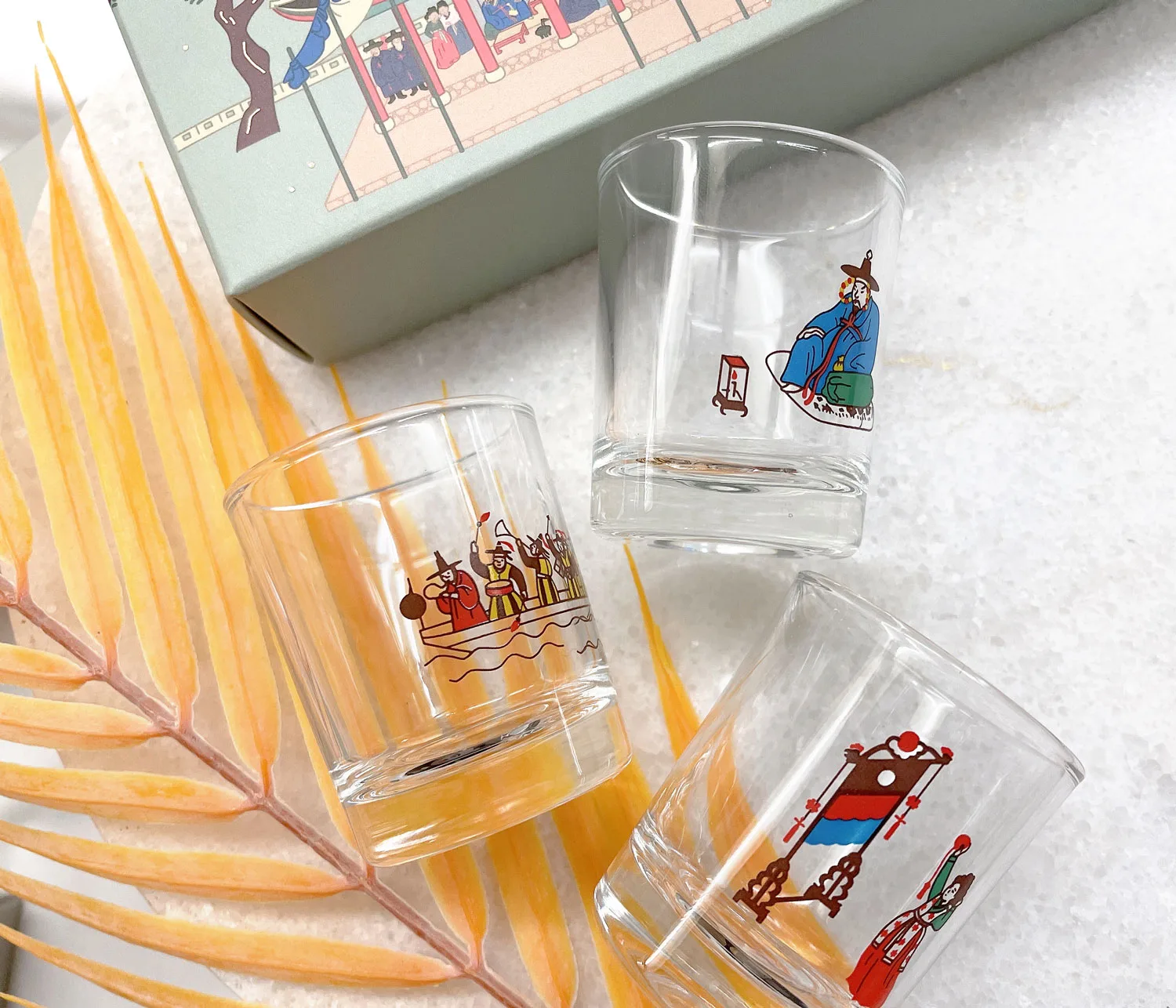 Sehan Pyeongan Exhibition Glass Set - National Museum of Korea MUDS Goods - Image 2