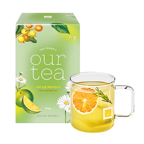 JARDIN Our Tea Jeju Green Tangerine Chamomile Tea 20 Tea Bags 336g