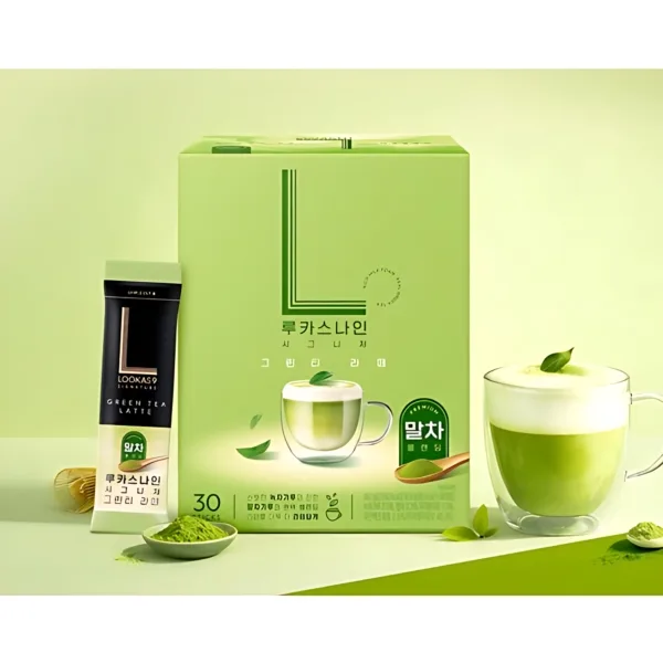 LOOKAS9 Nine Signature Green Tea Latte Powder Sticks 10sticks/30sticks