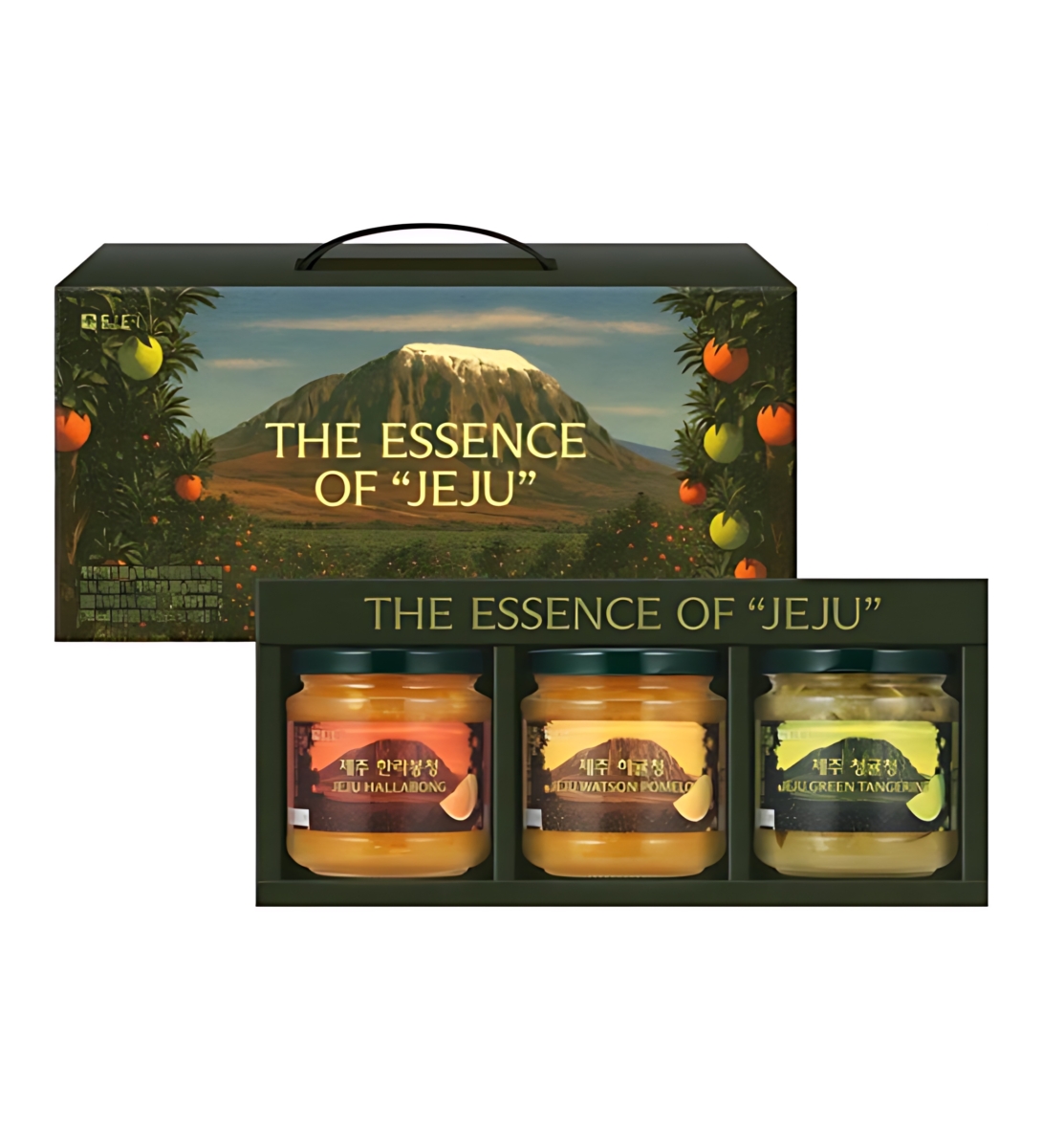 Damter Jeju Liquid Tea 3-Piece Gift Set (Hallabong, Hakyul, Cheonggul 300g each)