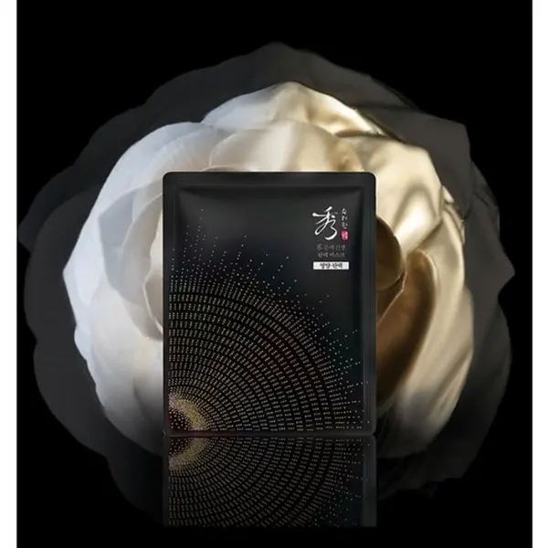 SOORYEHAN Black Ginseng Firming Mask 33ml x 5 Sheets